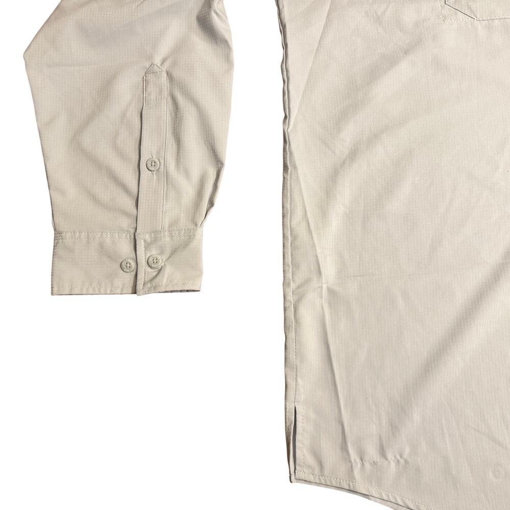 Columbia Men's White PFG Tamiami II Long-Sleeve Outdoor‎ Fishing Shirt - 5X Tall - Picture 8 of 10